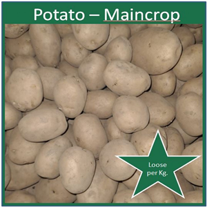 Potato Maincrop (Loose) 'Desiree' Per Kg.